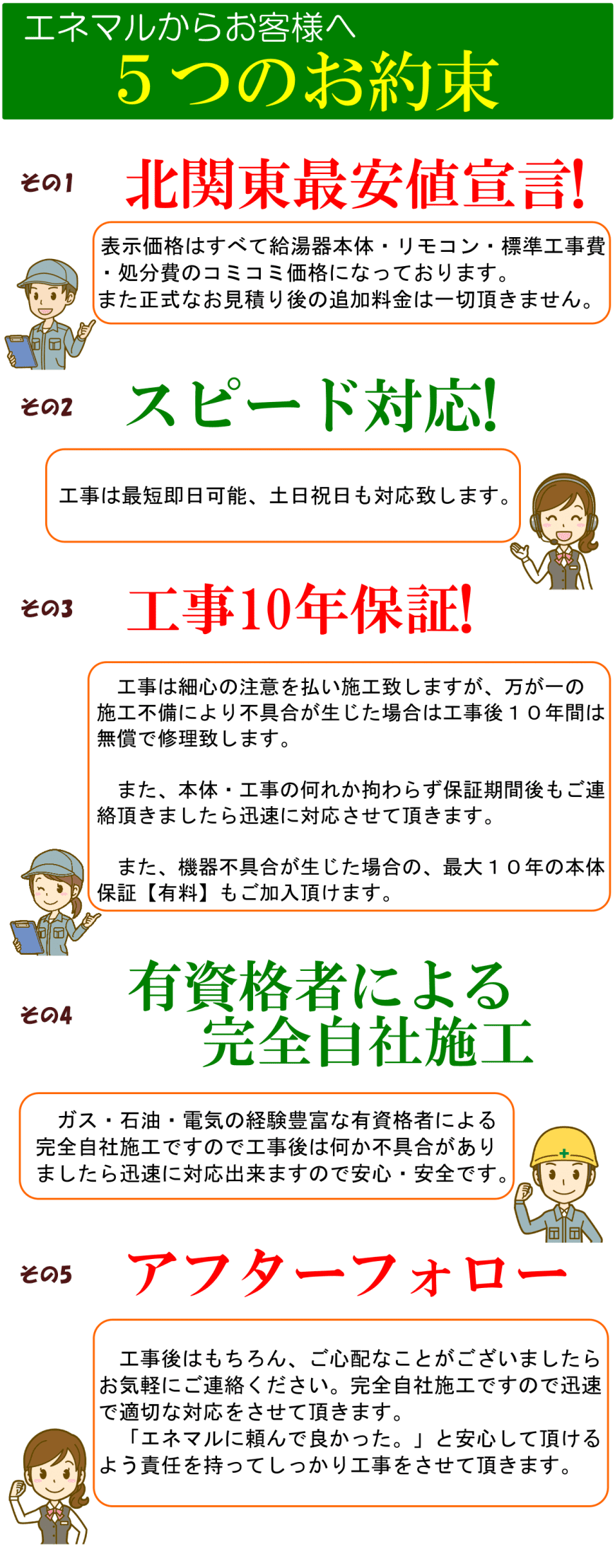 給湯器交換　給湯器交換業者　エネマル